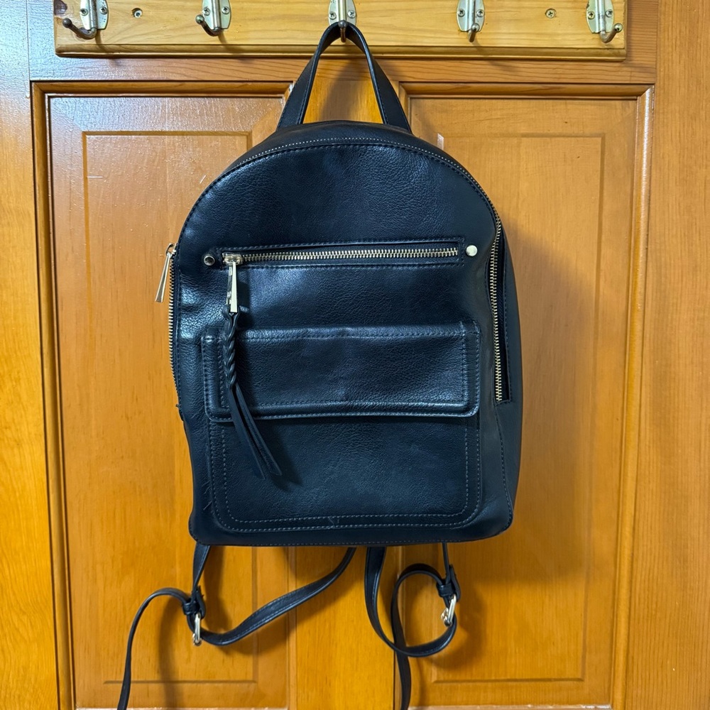 [3 for $15] Gap Faux Black Leather Backpack